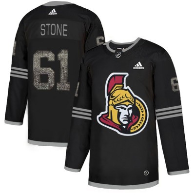 Adidas Ottawa Senators #61 Mark Stone Black Authentic Classic Stitched NHL Jersey